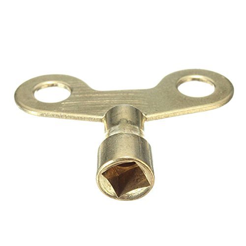 1pcs Radiator Plumbing Bleed Bleeding Key Keys Brass 40X32X9mm for Air Valve