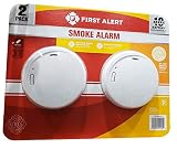 First Alert 10 Year Photoelectric Smoke Alarm 2 Pack,