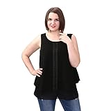 TM Plus Size Casual Loose Fit Tunic Dressy Clubbing Tank Tops for Women Workout