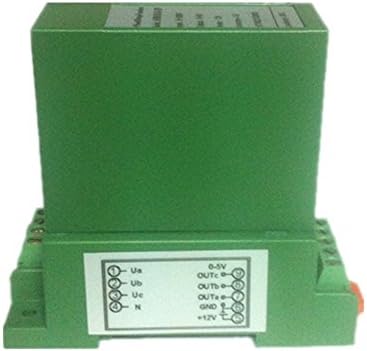 Loulensy 3-Phase AC Voltage Transducer Sensor Transformer Transmitter 3-input 0-300V AC with 3-output 0-10V DC