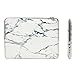 TOP CASE - Marble Pattern Zipper Sleeve Bag Compatible with All Laptop 13