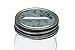 THINKCHANCES Rustic Galvanized Metal Coin Slot Piggy Bank Lid Inserts for Mason Jar (6 Pack, Regular Mouth)