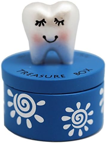 Blue Tooth Fairy Treasure Box with Decorative Suns by Ganz