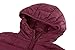 Wantdo Women's Hooded Packable Ultra Light Weight Down Coat Short Outwear(Wine Red,US X-Large)