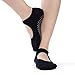8 Pairs Women's Dance Socks, Yoga Barre Pilates Ballet Sport Non Slip Socks, Anti-slip Socks WZ01-Black