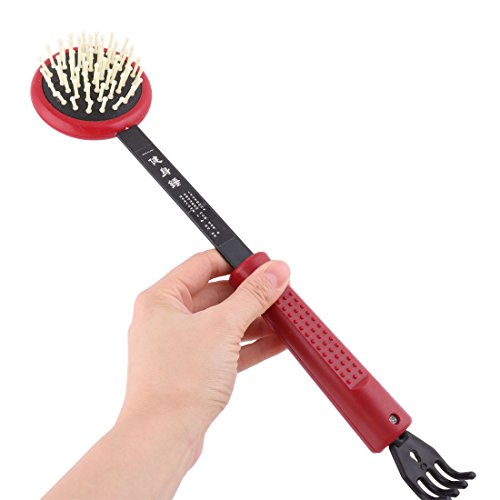 uxcell Plastic Double End Home Office Back Knock Relaxing Scratcher Massage Hammer