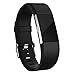 iGK Replacement Bands Compatible For Fitbit Charge 2, Adjustable Replacement Bands with Metal Clasp Classic Edition Black Large