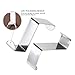 BESTOMZ 12pcs Over Door Hanger, Stainless Steel Over Door Hooks Cabinet Draw Clothes Hanger