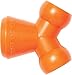 Loc-Line Coolant Hose Component, Acetal Copolymer, Wye Connector, 1/4