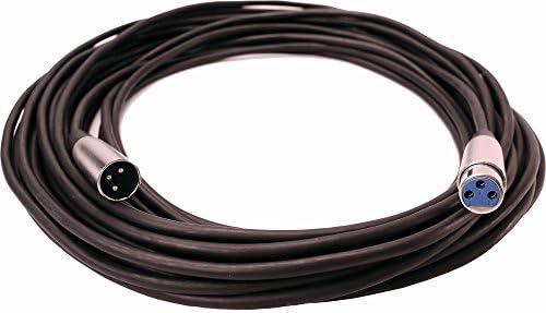 RiteCable 25ft Balanced XLR Microphone Cable Male to Female Noiseless Copper Conductor