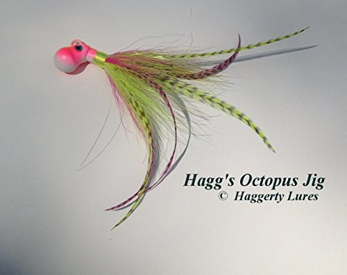 Octopus-Bucktail-Jig-Cobia-Pink-Chartreuse-Saltwater-Lure