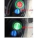 Vinkki Magnetic Diesel Fuel Cap for Dodge, Billet Aluminum Diesel Fuel Cap Accessories and Blue DEF Cap for Dodge Ram Truck 1500 2500 3500 (2013-2017) Combo Pack