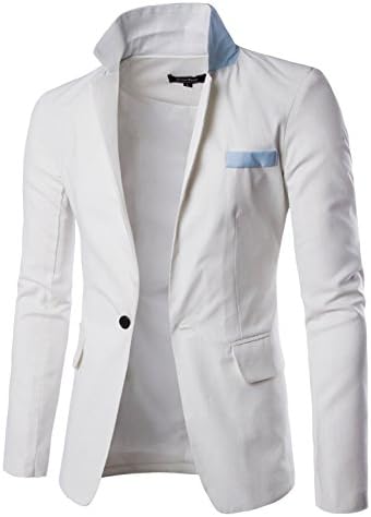 KELUO Mens Slim Fashion Sport Blazer Jacket