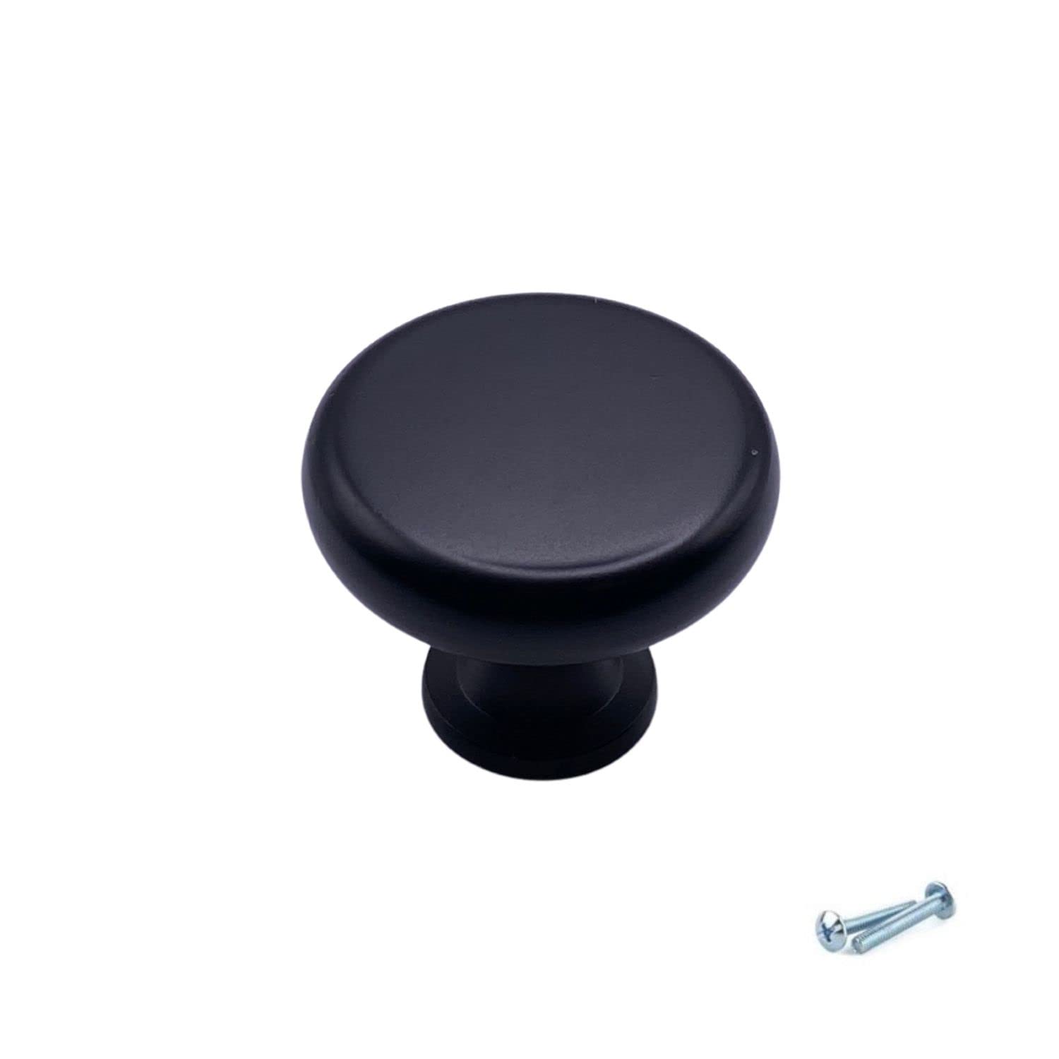 M4TEC Bedroom Furniture Black Door Handles Black Pull Handles Interior Kitchen Cupboard Door Handles, Cabinets Handles, and Wardrobe Door Knobs – VD5 Series: 33 mm. Pack of 10