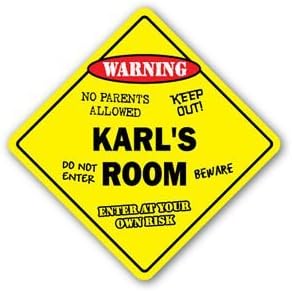 KARL'S ROOM Sticker Sign kids bedroom decor door children's name boy girl gift Sticker Graphic for all custom needs