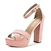 DREAM PAIRS Women's Hi-Go High Heel Platform Pump Sandals