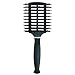 KareCo Oval Vent Brush, Dual Natural Boar Bristles And Soft Nylon Ball Tipped Pins, Vented, Ergonomic Grip