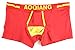 Stylish Boxer Shorts Scrotum Penis Upward Facing Separation Storage Men's Pants No Need to Change Position (M, Red)