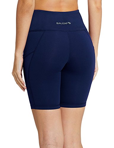 BALEAF-Womens-8-5-2-High-Waist-Workout-Yoga-Running-Compression-Exercise-Shorts-Side-Pockets-RegularPlus-Size