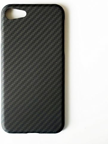100% Carbon Kevlar iPhone 6 / 6S Plus / iPhone 7 / 7 Plus Hard Shell Cell Phone Case by Time Attack Carbon (Grey iPhone 7)