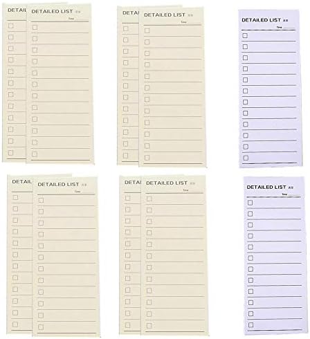 10-Pack Magnetic Notepads，Strong Magnetic Memo Notepads for To Do List, Grocery List Magnet Memo Pad for Shopping, To Do List,Sticky Note， Office Supplies，schedule，30 Sheets Per Pad, 2.4 x 6 In