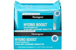 facial cleansing makeup remover wipes with hyaluronic acid hydrating premoistened face towelettes to cleanse remove dirt make