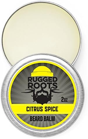 Beard Balm for Men Hair Nourishing Beard Balm with Citrus Spice Scent for Shiny Beards -Encourage Strong Beard Growth and Strengthen Hair-Stocking Stuffer for Dad,Brother,Husband