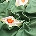 BeddingWish Cartoon Printed Green Avocado Bedding Hidden Zipper Reversible Kids Duvet Cover Sets-Twin (3Pcs)