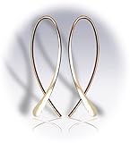 RIBBONXSGFR Ribbon Earrings extra short 14K Rose Gold-filled