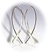 RIBBONXSGFR Ribbon Earrings extra short 14K Rose Gold-filled
