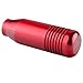 Dewhel JDM MT 5 6 Speed Aluminum Manual Short Throw Shift Gear Knob M10 x 1.5 Screw On For Honda Acura (Red)