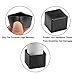 1” x 1” Square Chair Leg Caps, WarmHut 32pcs Black Anti-Slip 1 Inch Chair Leg Floor Protectors Chair Table Bar Stool Leg Covers Furniture Leg Cube Feet