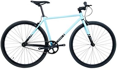 SXL "METRO" Steel Fixie Bicycle (Baby Blue/Black, Small)