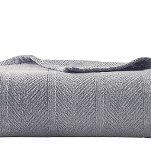 Eddie Bauer King Blanket, Lightweight Cotton Bedding, Home Decor for