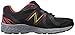 New Balance Men's M450V4 Running Shoe, Black/Red, 10 D US