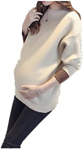 Amazon Co Jp マタニティ 服 トップス 安い 春 産前産後 秋 冬 上着 長袖 フリーサイズ ベージュ 服 ファッション小物