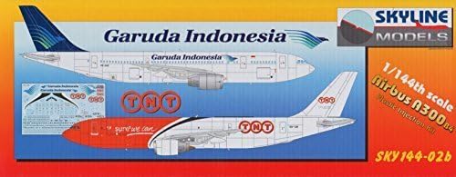DACSKY14402B 1:144 Skyline Models Airbus A300B4 Garuda Indonesia / TNT [MODEL BUILDING KIT] by Skyline Models