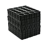 Feamos 10Pcs 18650 Battery 4x5 Cell Spacer Radiating Shell Pack Plastic Heat Holder New