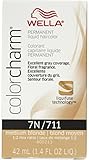 Wella Color Charm Liquid Haircolor 7n/711 Medium Blonde, 1.4 oz (Pack of 5)