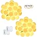 Vmanoo String Lights Battery Powered, 40 LED Globe Fairy String Lights, Outdoor Indoor Decor Lighting for Christmas Garden Path Patio Lawn Holiday Wedding Party, 2-Pack (Warm White)