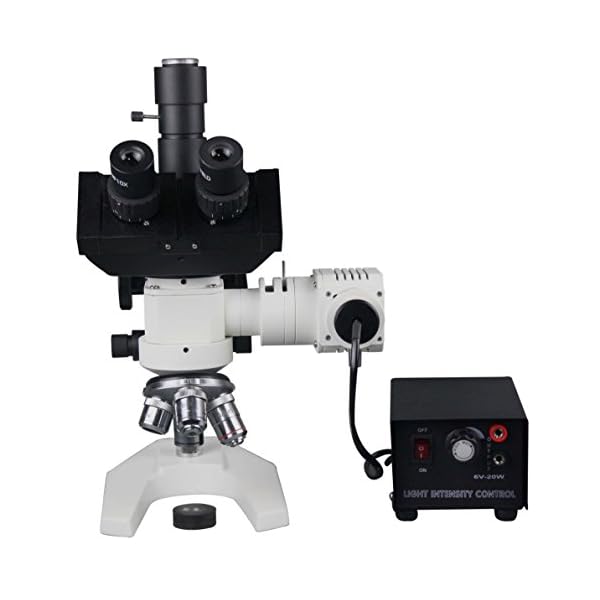 Radical 1200 x Trinokular Metallurgie Mikroskop w 5 MP USB-Kamera & Messen Software – Bild 4