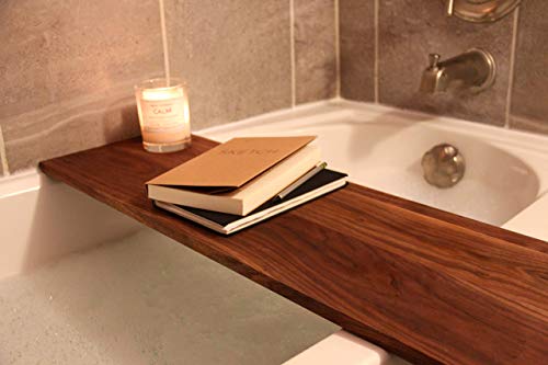 Adjustable Bath Shelf, Fits all standard size tubs, Wooden Bath Caddy, Bath Caddy Tray, Luxury Bath Tub Shelf, Gift For Her - Thumbnail 4