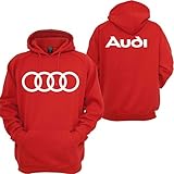 Audi Hoodie Sport Cars JDM dope Audi TT Quattro Turbo Illest Boost Sweatshirt Red