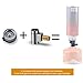 Lixada Lindal Valve Canister Gas Convertor Shifter Refill Adapter Air Vent Function Gas Burner Camping Stove Cylinders