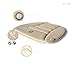 SmartDirect Coccyx Care Memory Foam Seat Cushion for Car Office Home Use (Sandy)