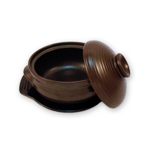 Crazy Korean Cooking Korean Stone Bowl (Dolsot), Sizzling Hot Pot for