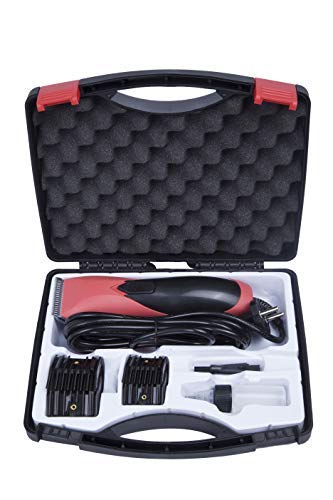 Pet Control HQ 55W PRO Dog Grooming Kit, Electric Clippers for Thick Coats Heavy Duty, Low Noise Shaver, Animal Clipper Heavy Electric Shears for Dogs, Cats, Pet ( Blade, 4 Guides Combs & Bottle Oil)