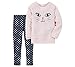 Carter's Baby Girls' 2-Piece Kitty Face Top And Leggings Set