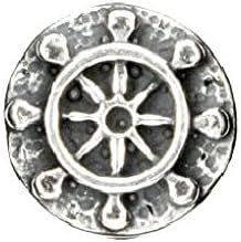 Tedora: Silver Ships Wheel Bead Charm