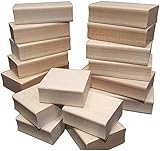 Maple Rubber Stamp Mounts. Measure 2 x 2 inch